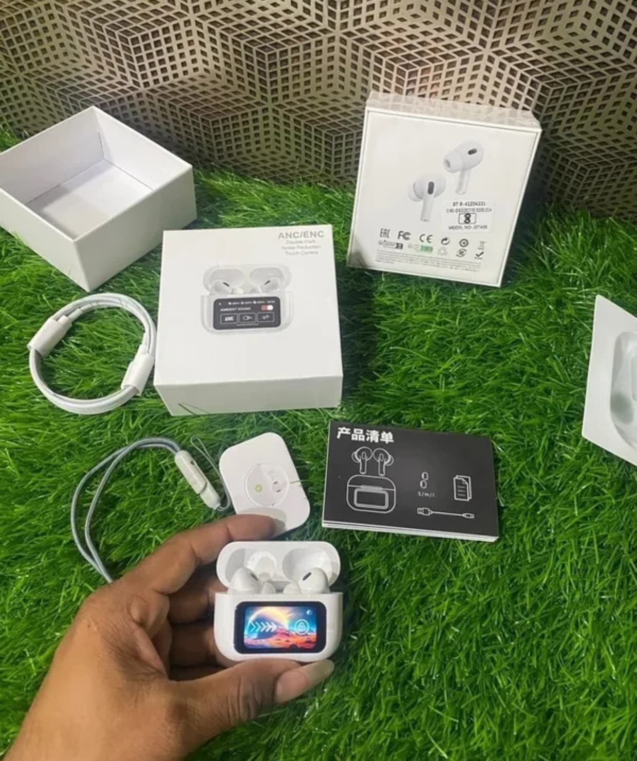 screen ear pods pro latest gen 2